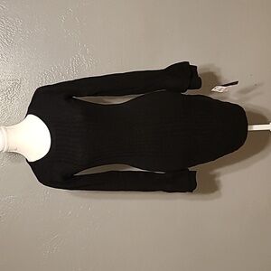 BCX Juniors Tiered Sleeve 100% acrylic sweater dress small